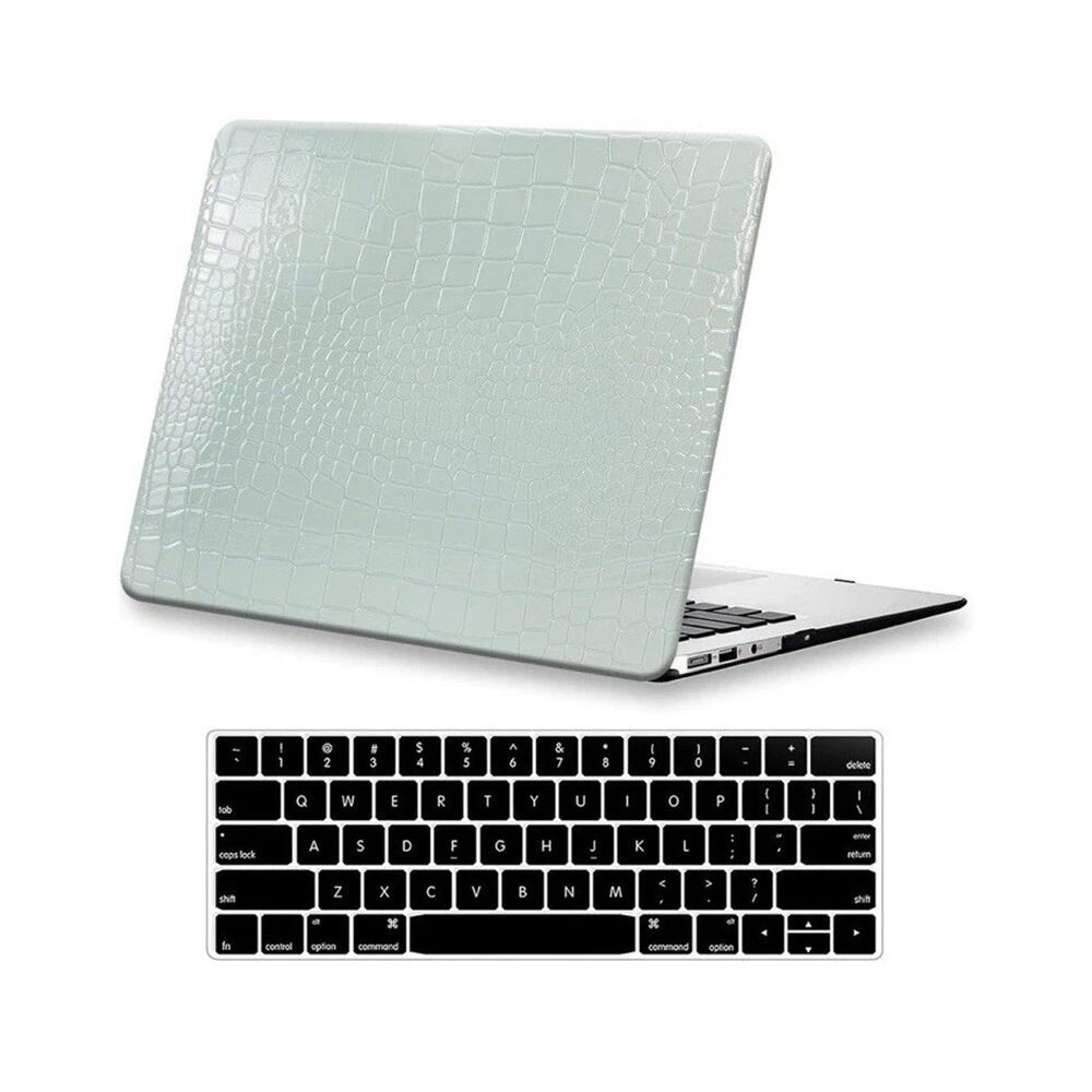 MacBook Pro 13" Case & Keyboard Faux Leather Hard Shell Cover M2 M1 A2338  Etc..